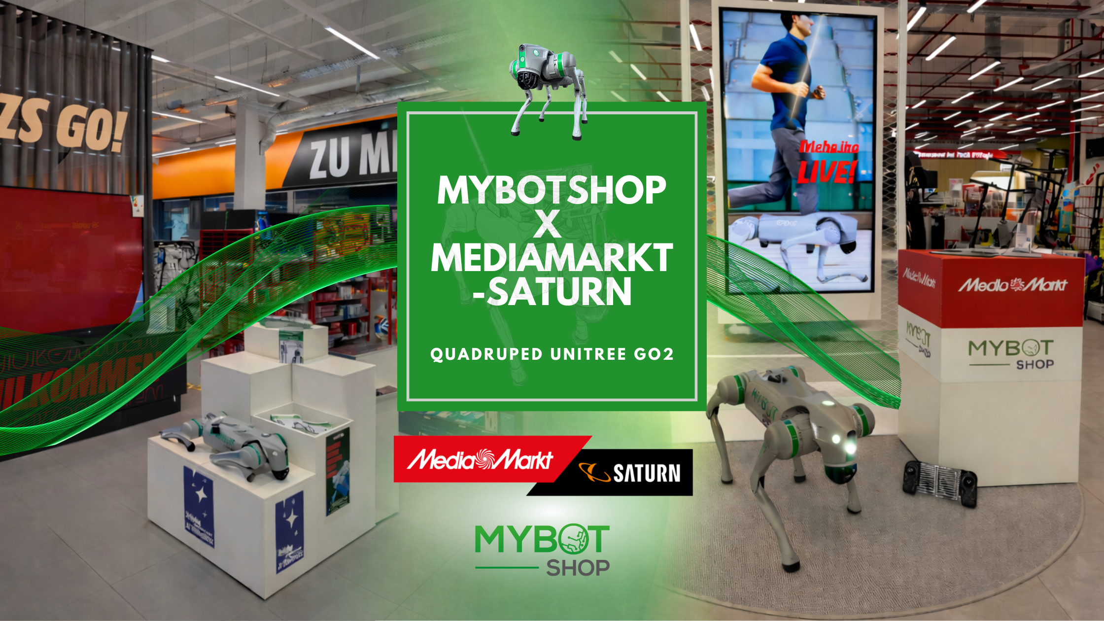 Unitree Go2 live bei MediaMarkt Saturn | Autonomer Quadruped Roboter