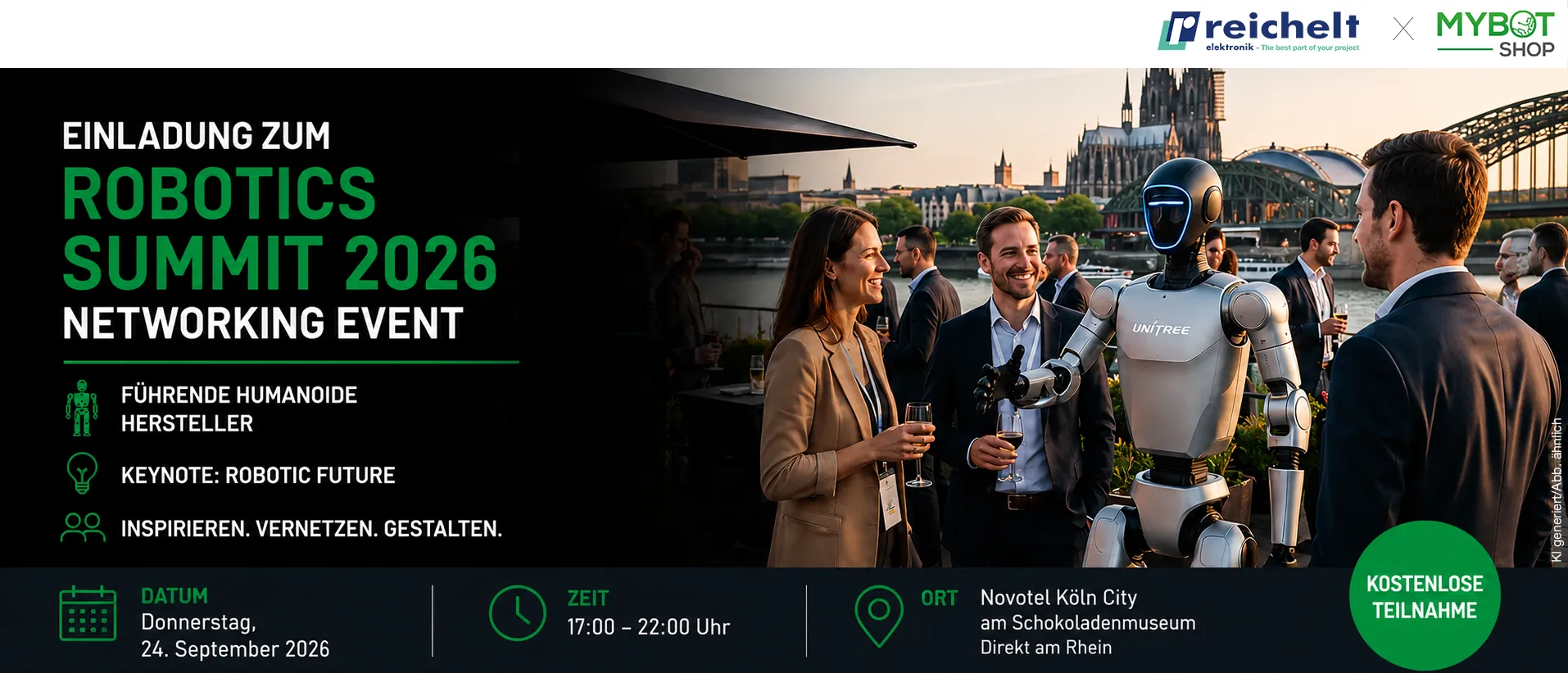 Robotik Networking Event am 24. September 2026 in Köln, DE