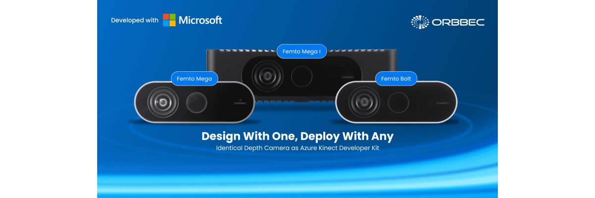 Orbbec and Microsoft’s collaboration | Orbbec Femto - Orbbec and Microsoft’s collaboration | MYBOTSHOP.DE