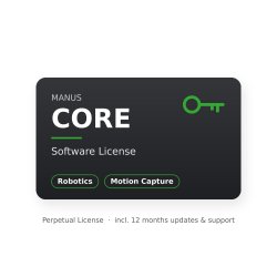 Licenza del software MANUS Core