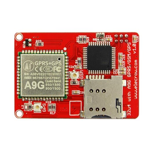 Placa Arduino Atmega32u4 A9 GPRS/GSM/GPS