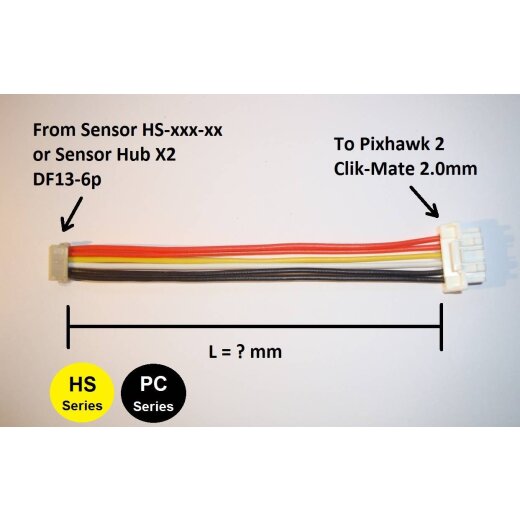 MAUCH 086 Pixhawk 2 Sensor Board Adapter Kabel