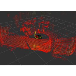 ROS 3D-SLAM & Waypoint Navigation Software Package incl. Ouster OS1-32 & EMLID RS2