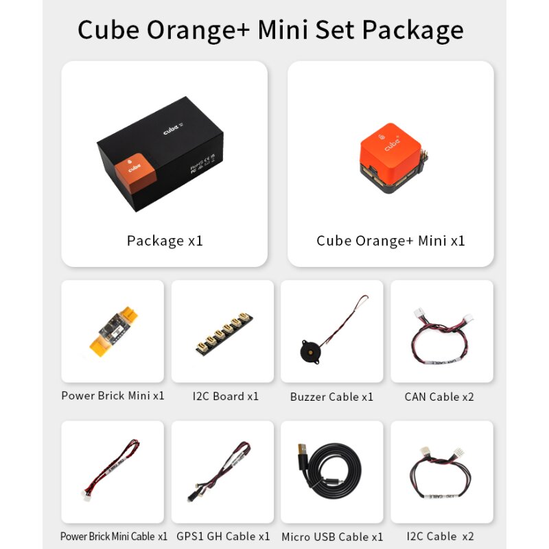 CubePilot Cube Orange+ Mini Set | MYBOTSHOP.IT, € 449,95