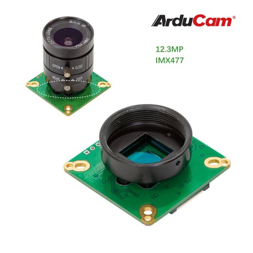 ArduCAM NVIDIA Jetson Cameras 12,3 MP IMX477 High Quality Camera