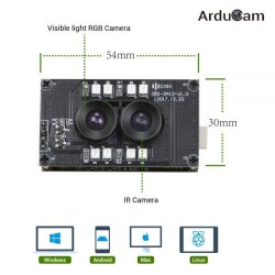 ArduCAM AI Cameras Dual 2MP OV2710 without accessories