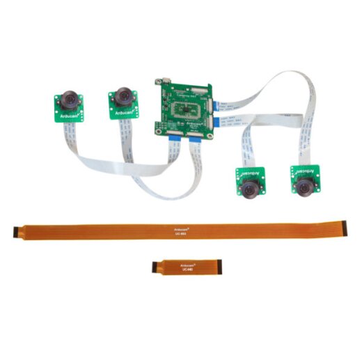 ArduCAM 1MP*4 Quadrascopic Bundle Kit for Raspberry Pi, Four OV9782
