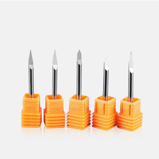 Makera Single Flute Engraving Bit for Metal - 1/8 Shank