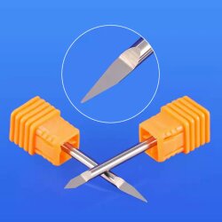 Makera Single Flute Engraving Bit for Metal - 1/8 Shank