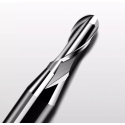 Makera Two Flute Ball Nose Bit for Metal - 1/8 Shank