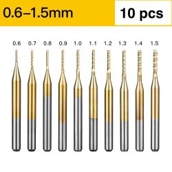 Makera TiN Coating Corn Bit - 1/8 Shank