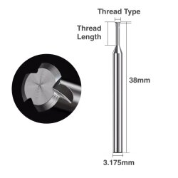 Makera Thread Milling Bit - 1/8 Shank