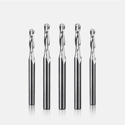 Makera Two Flute Ball Nose Bit - 1/8 Shank 3.175mm * 22mm