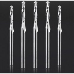 Makera Two Flute Ball Nose Bit - 1/8 Shank 3.175mm * 22mm