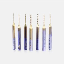 Makera TiN Coating Drill Bit - 1/8 Shank 1mm * 10mm (10pcs)