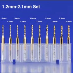 Makera TiN Coating Drill Bit - 1/8 Shank 3mm * 12mm (10pcs)