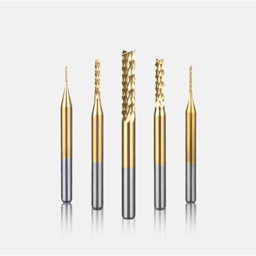 Makera TiN Coating Corn Bit - 1/8 Shank 3.175mm * 12mm (10pcs)