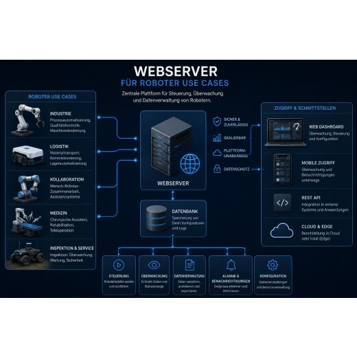 Servidor web para casos de uso de robots